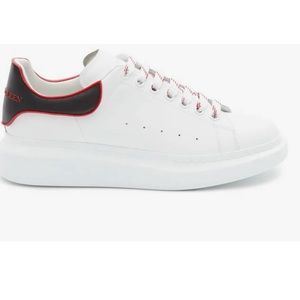 Alexander McQueen Oversized White Black Red Outline